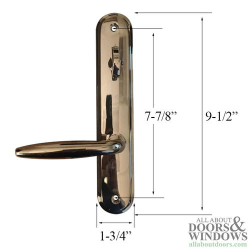 Amesbury Multipoint Lock Handle Set 800 Series Regency Active Keyed - Amesbury Multipoint Lock Handle Set 800 Series Regency Active Keyed
