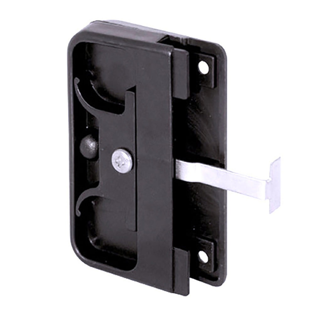 Non-Handed Plastic Latch & Pull Handle Set with Steel Latch for Sliding Screen Door - Black - Non-Handed Plastic Latch & Pull Handle Set with Steel Latch for Sliding Screen Door - Black
