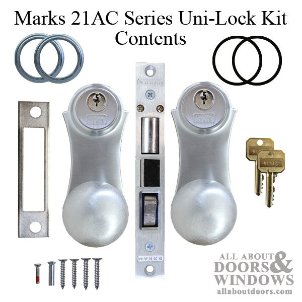 Marks Door Handle For Storm Doors Marks Series 21 Unilock Entrance Handle Set Left Hand Reverse Door Knob - Marks Door Handle For Storm Doors Marks Series 21 Unilock Entrance Handle Set Left Hand Reverse Door Knob