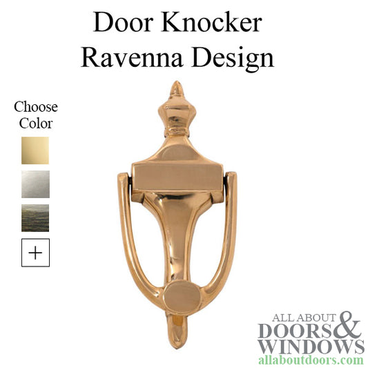 Ravenna Knocker 6-7/8" - Choose Color