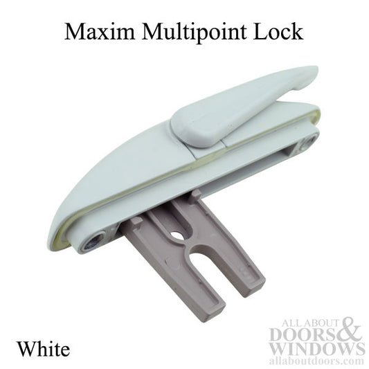 Maxim 1-5/8" Projection Multipoint Sash Lock - White