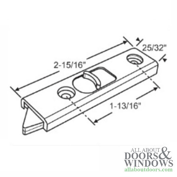 Double Hung Tilt latch, Left Hand - CHOOSE COLOR - Double Hung Tilt latch, Left Hand - CHOOSE COLOR