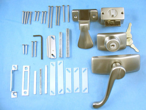 Georgian Storm Door Handle with Deadbolt for Storm Doors - Georgian Storm Door Handle with Deadbolt for Storm Doors