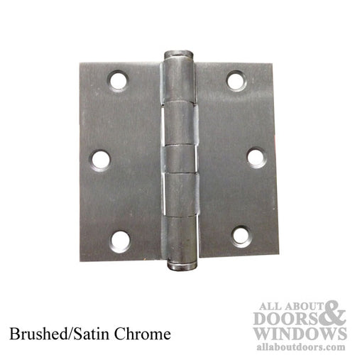 Steel Door Hinges Square Corners Pair Choose Color - Steel Door Hinges Square Corners Pair Choose Color