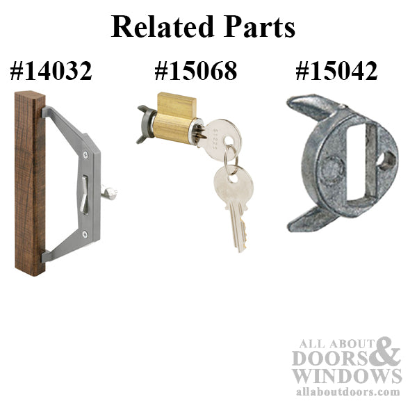 Diecast Keeper for Sliding Patio Door 1-3/4