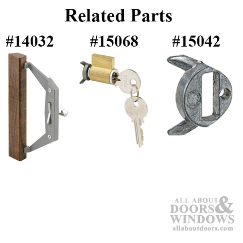Diecast Keeper for Sliding Patio Door 1-3/4