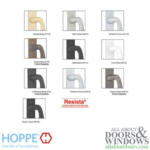 Hoppe HLS 9000 Sliding Door Handle Set M574/2165N Active Keyed Satin Nickel - Hoppe HLS 9000 Sliding Door Handle Set M574/2165N Active Keyed Satin Nickel