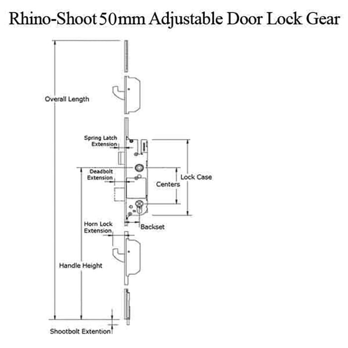 G/U Rhino Active 50/92 Europa, 3 Point Hook / Shootbolt Euro Version - G/U Rhino Active 50/92 Europa, 3 Point Hook / Shootbolt Euro Version
