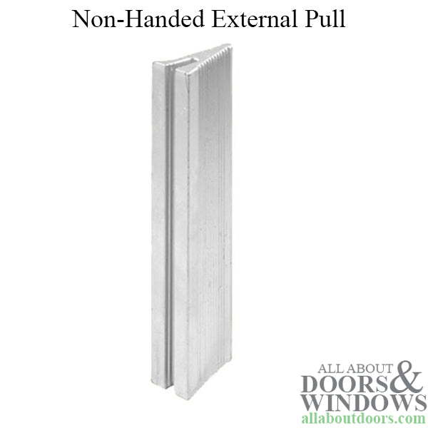 Non-Handed 4 Inch Outside Pull for Sliding Screen Door - Aluminum - Non-Handed 4 Inch Outside Pull for Sliding Screen Door - Aluminum