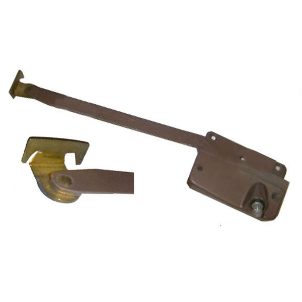Andersen Operator Primed Wood Casement Arm with Swivel Hook Shoe Left Hand - Andersen Operator Primed Wood Casement Arm with Swivel Hook Shoe Left Hand