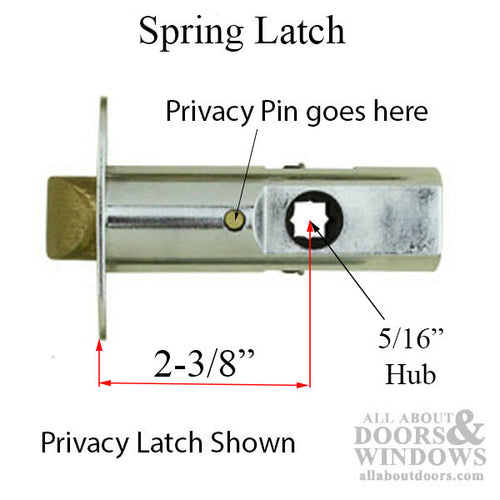 Privacy Lever Latch, 2-3/8