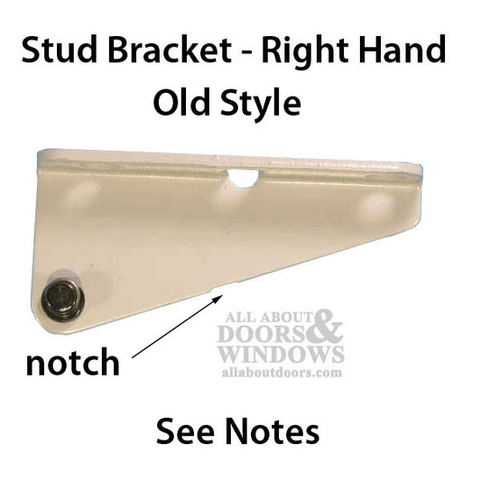 Stud Bracket, Clip On Type, Right Hand - Old Style