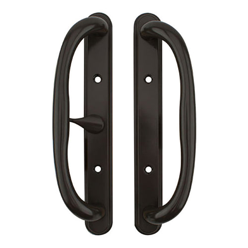 Olympus Handle for Sliding Glass Doors Center Thumb-Turn 3-15/16 Inch Screw Hole Center - Olympus Handle for Sliding Glass Doors Center Thumb-Turn 3-15/16 Inch Screw Hole Center