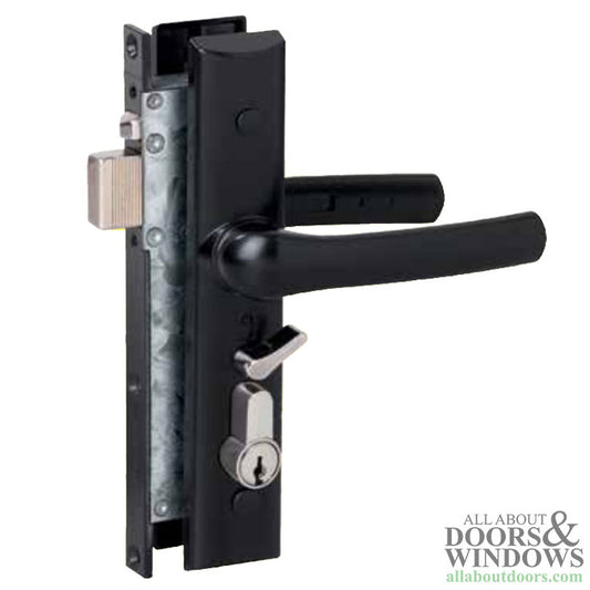 Quattro Hinged Security Screen Door Lock Handle Set with Mortise Lock