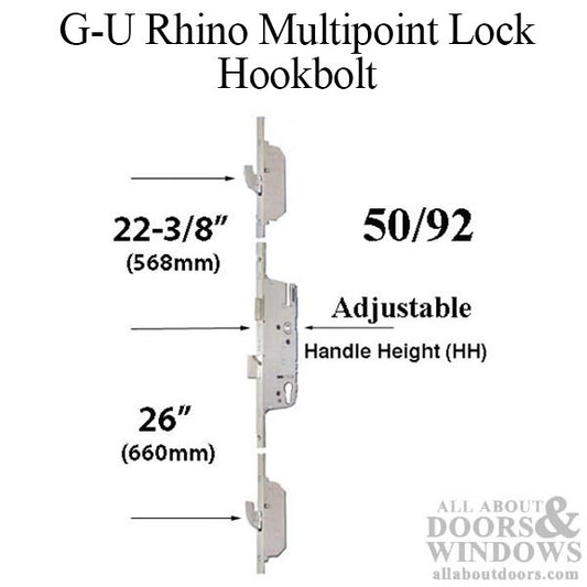 G/U Rhino Active 50/92 Europa, 3 Point Hook / Shootbolt Euro Version