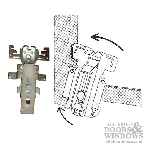 Acme DSH32051 Guide, Wardrobe Door Bottom Mount - Discontinued - Acme DSH32051 Guide, Wardrobe Door Bottom Mount - Discontinued