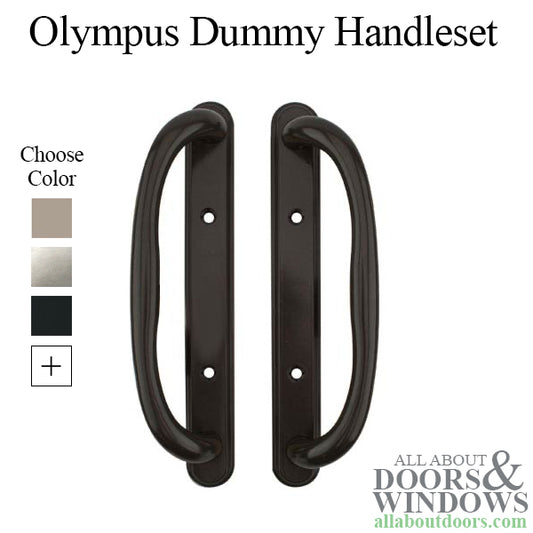 Olympus Dummy Handle for Sliding Glass Patio Door 3 15/16 Inch Screw Hole Center