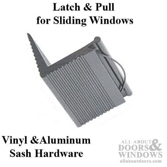 Latch and Pull - Vinyl and Aluminum Sash Hardware, Extruded Aluminum - Aluminum