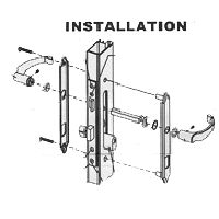 Storm Door Hardware Replacement Mortise Lock - Storm Door Hardware Replacement Mortise Lock