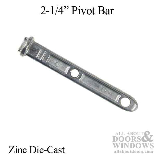 Pivot Bar, 2-1/4", 2 Hole, Zinc Die-Cast