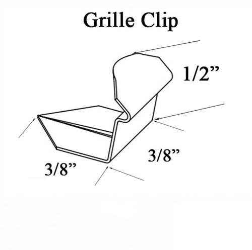 Weathershield Grill Clip #1201, 50-pack - Weathershield Grill Clip #1201, 50-pack