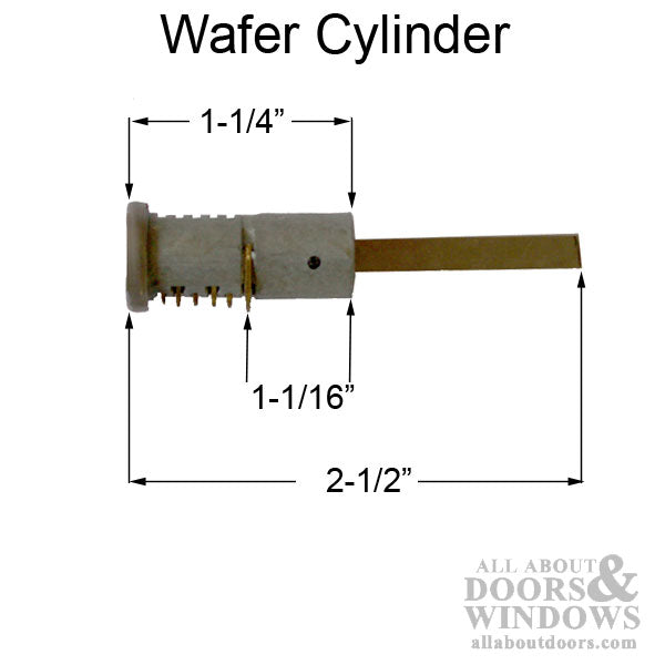 Cylinder Conversion Kit for 1-1/2 inch thick door - Cylinder Conversion Kit for 1-1/2 inch thick door