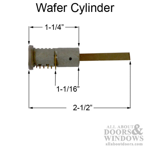 Cylinder Conversion Kit for 1-1/2 inch thick door - Cylinder Conversion Kit for 1-1/2 inch thick door