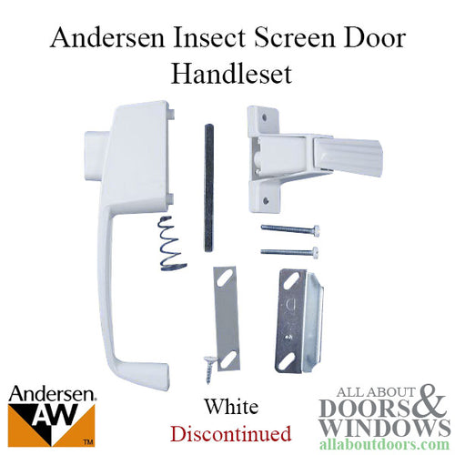 Unavailable Handle Set, Andersen Insect Screen Door - Unavailable Handle Set, Andersen Insect Screen Door