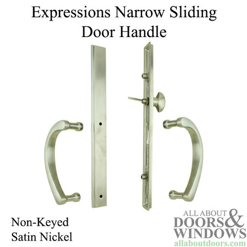 Ashland Expression Sliding Door Handle Non Keyed Active Handlset - Ashland Expression Sliding Door Handle Non Keyed Active Handlset