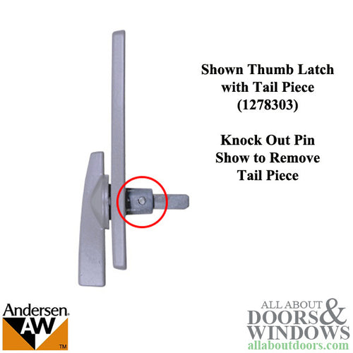 Anderson Inside Patio Door Latch - Stone - Anderson Inside Patio Door Latch - Stone