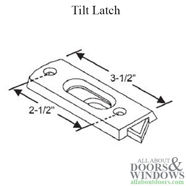 Tilt Latch, 2-1/2