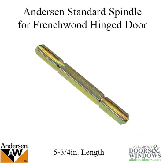 Andersen 5-3/4 Extra Long Spindle, Frenchwood Hinged Door