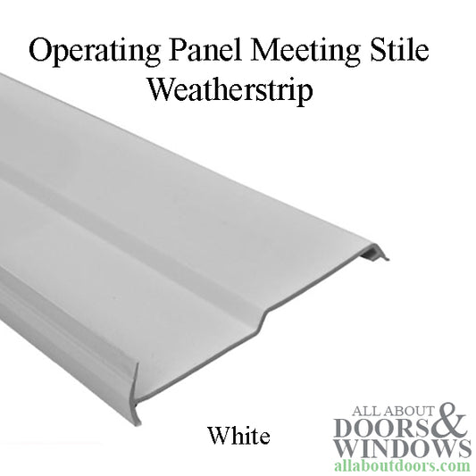 Andersen Operating Panel Meeting Stile Weatherstrip, 6'8" Perma-Shield Gliding Door - White