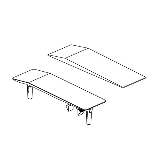 Andersen Window - Frenchwood Gliding Door - Trim Plate Assembly, 2 Panel - Antique Brass