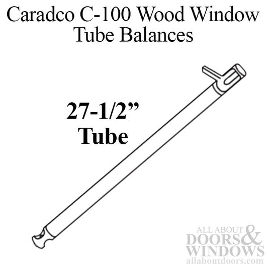 Caradco C-100 Wood Window Tube Balances, 27-1/2" Length - Choose Color