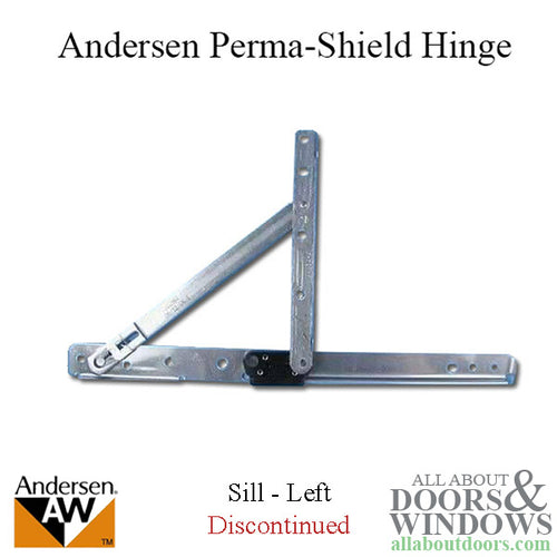 Discontinued - Andersen Perma-Shield Left Hand Split Arm Sill Hinge 1982-1995 - Discontinued - Andersen Perma-Shield Left Hand Split Arm Sill Hinge 1982-1995