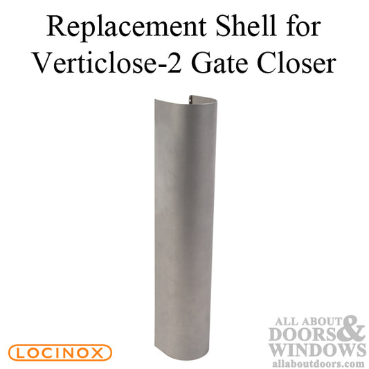 Uncoated Aluminium Cover for the Rhino and Verticlose-2 Gate Closers