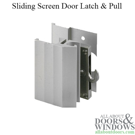 Discontinued - Non-Handed Latch & Pull for Sliding Screen Door - Aluminum