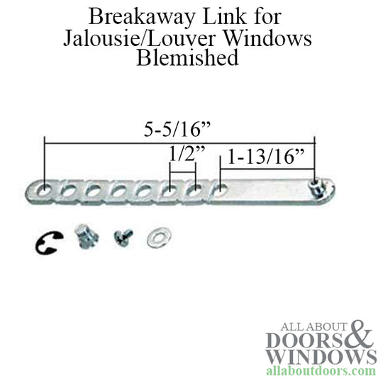 Link, Jalousie/ Louver Operator, Break-Away Link, Universal - Blemished
