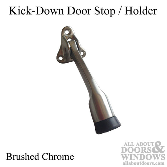 Ives Commercial Kick-Down Door Holder - Brushed Chrome