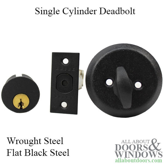 Emtek Wrought Steel Single Cylinder Deadbolt