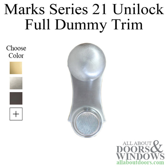 Marks Series 21 Unilock Full Dummy Trim Set - Choose Color