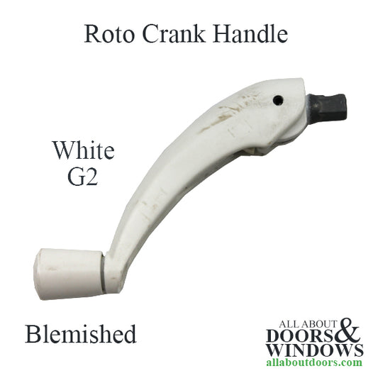 Blemished - Roto Pro-Drive folding crank handle, awning, casement windows - G2 White