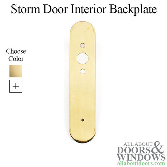 Interior Plate for Strom Door Handle Set