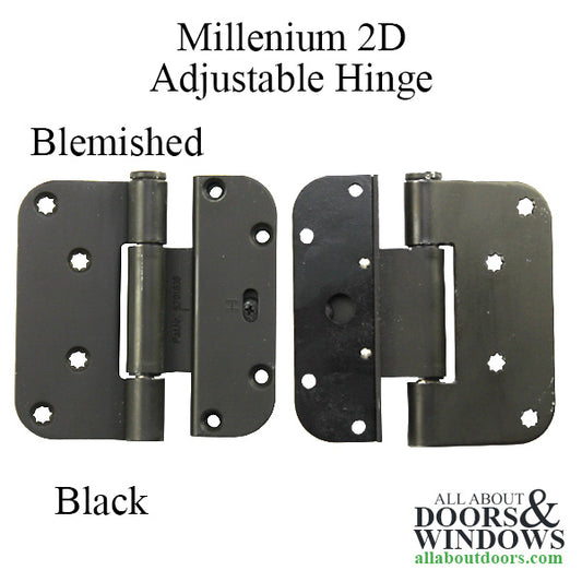 Blemished - Millennium 2D Adjustable 4 x 4 Guide (H) Inswing Hinge - BL