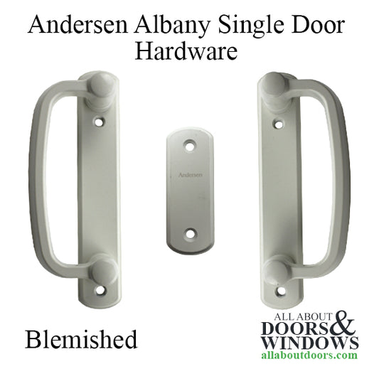Blemished - Andersen Frenchwood Gliding Door Trim Hardware, Albany