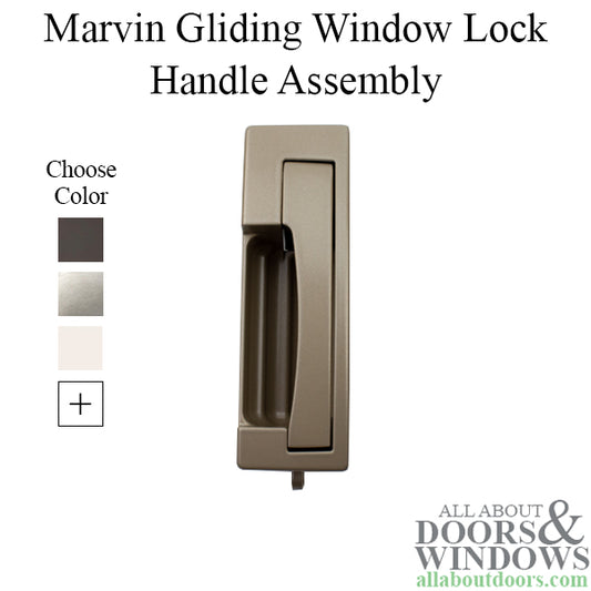 Marvin Gliding Window Lock Handle Assembly, Left Active, XO