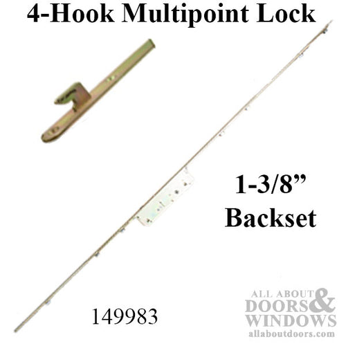 Mortise Lock, 35mm Sliding Door, 4 hooks - YDI - Mortise Lock, 35mm Sliding Door, 4 hooks - YDI