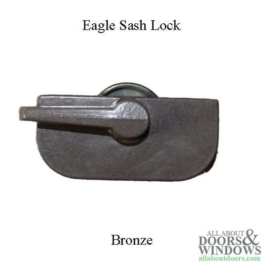 Eagle 2-1/2" Recessed Flush Mount Style Sash Lock