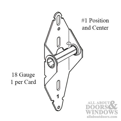 Garage Door Hinge - No.1 and Center - Medium Duty - Garage Door Hinge - No.1 and Center - Medium Duty